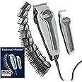 Wahl USA Pro Series Premium Combo Corded Clipper and Cordless Trimmer Kit for Hair Clipping & Beard Trimming with Barbers Shears - Model 79804