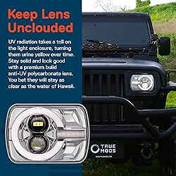 TRUE MODS 5x7 7x6 Inch H6054 6054 LED Headlights