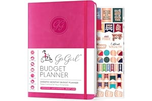 GoGirl Budget Planner – Monthly Financial Planner Organizer Budget Book. Expense Tracker Notebook Journal to Control Your Mon