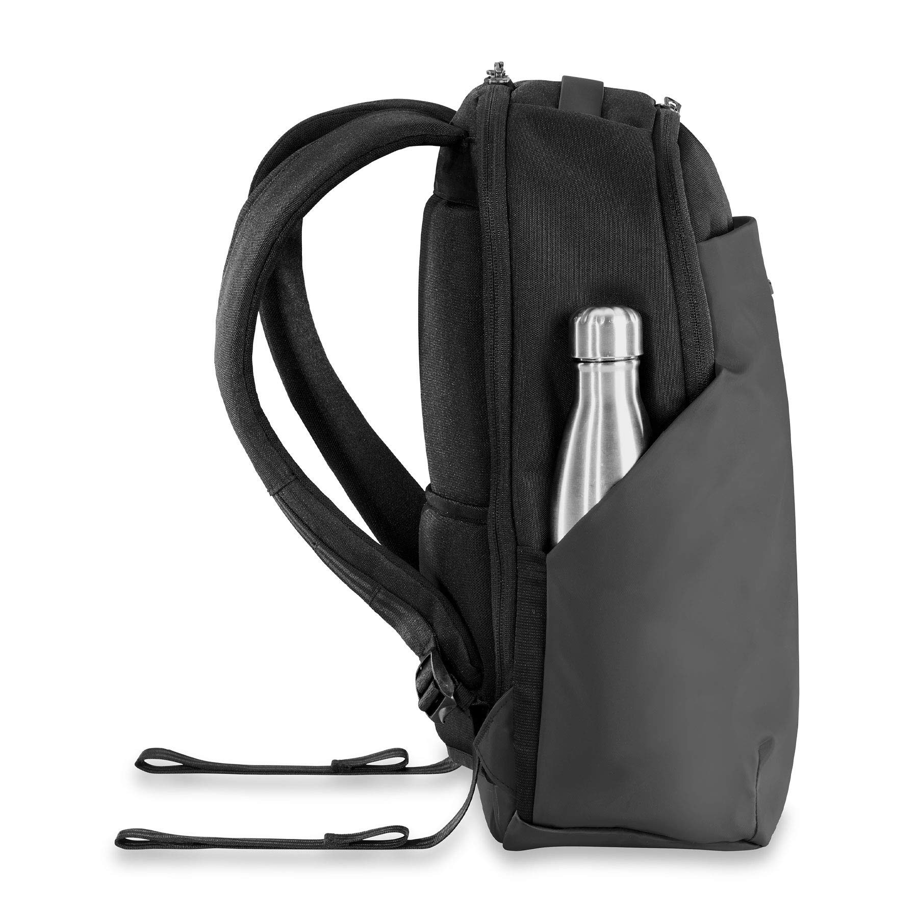 Briggs & Riley Delve Medium Backpack, fits up to 15 inch laptop, Black, 17