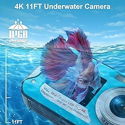 Yifecial 4K Waterproof Digital Camera 11FT