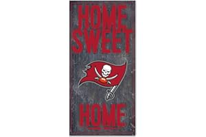 FAN CREATIONS Tampa Bay Buccaneers 6'' x 12'' Home Sweet Home Sign