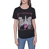 Karl Lagerfeld Womens Short Sleeve Soft Everyday Logo T-Shirt