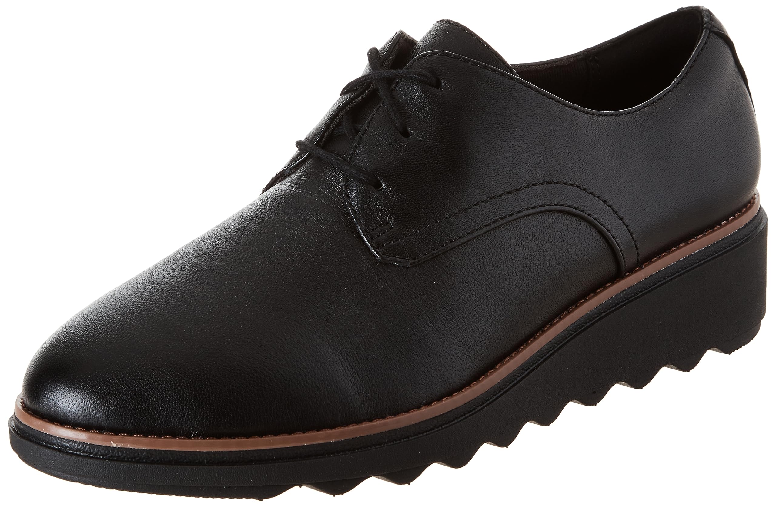 Photo 1 of Clarks Black's Sharon Rae Loafer, Black Leather, 7 Wide US