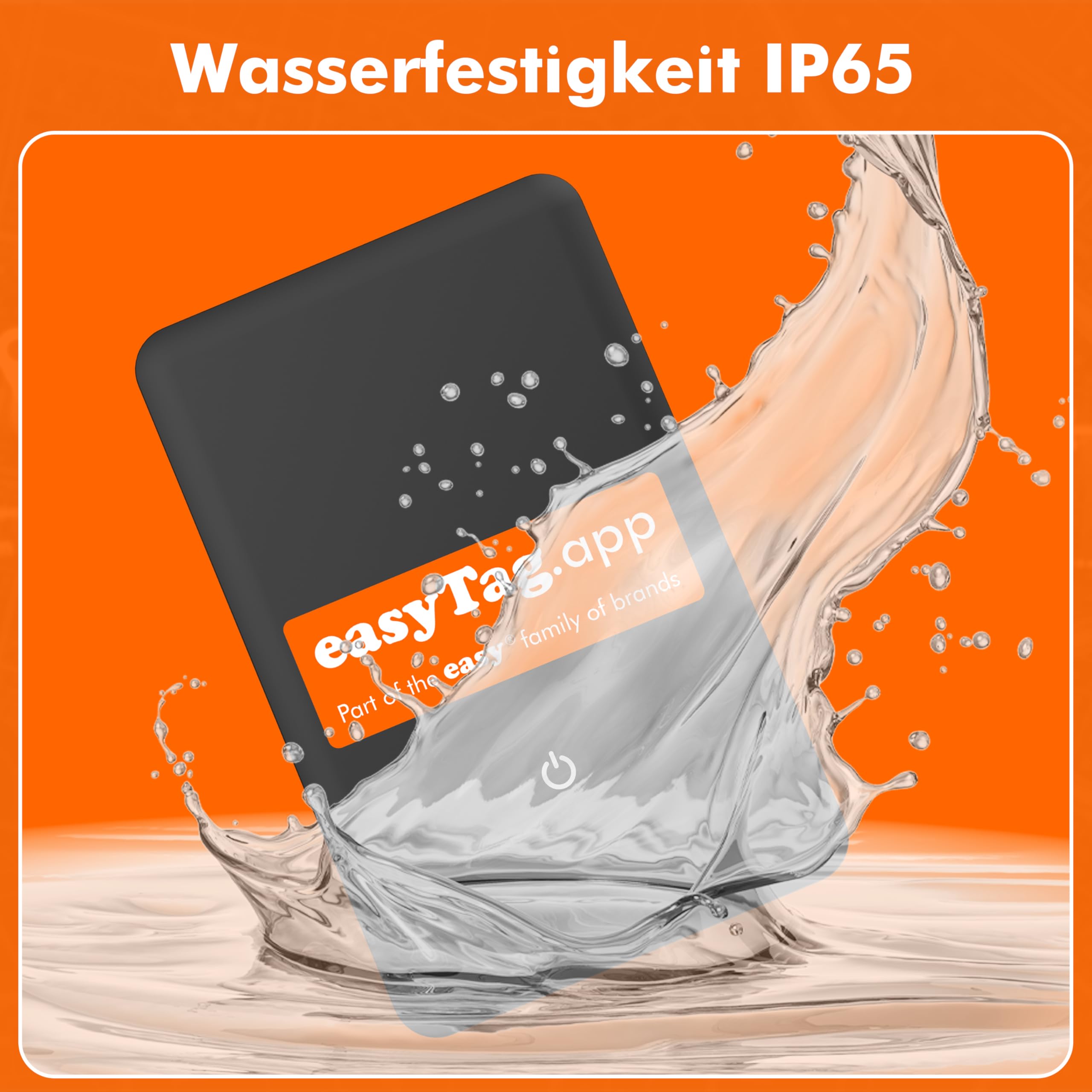 easyTag Tracking Card (Nur Samsung) - Schlanker und globaler Wallet Tracker für Geldbörsen, Taschen, Koffer und Gepäck. Wiederaufladbare Tracking Card kompatibel mit der Samsung SmartThings App. 5