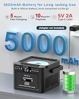 GREADIO Portable CD Player Boombox Bluetooth FM 5000mAh Battery view 6