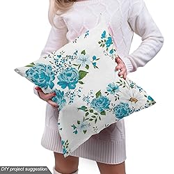 Ambesonne Vintage Fabric by The Yard, Flower