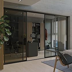 Doors 55 Glass Room Divider Panel and Partition
