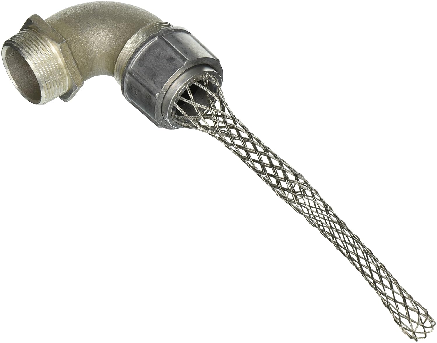 Hubbell 074011045 Deluxe Cord Grip, 90 Degree Male, 10.50" with Mesh, 10.0"10.1" Cable Amazon