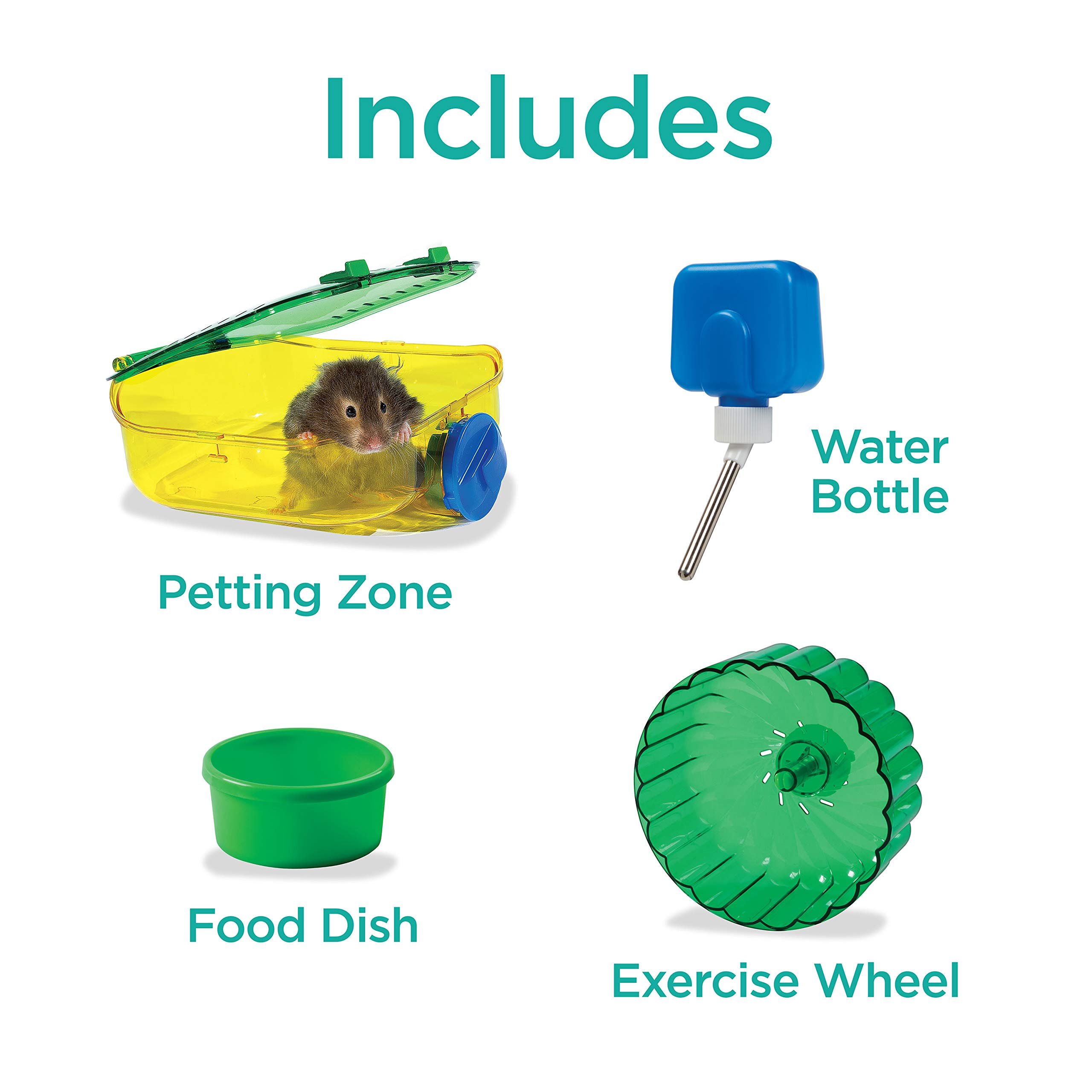 Kaytee CritterTrail Two Level Habitat for Pet Dwarf Hamsters, Gerbils