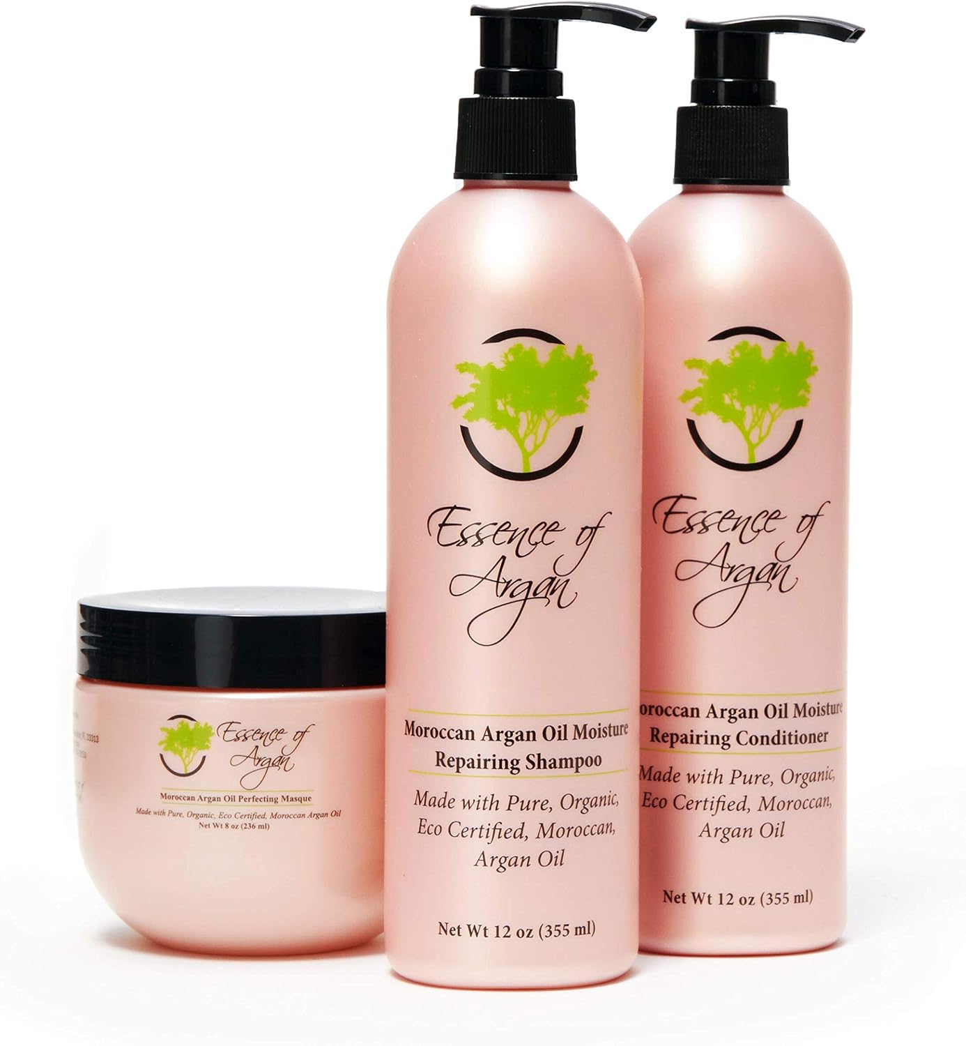 Essence of Argan Renewing Hair Care Products with 100% Pure Moroccan Organic Argan Oil, Volumizes - Image 3
