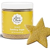 Ann Clark Gold Sanding Sugar, 8 oz.