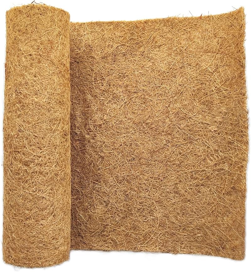 SUNYAY 16x40 Coco Liner Roll Natural Coconut Fiber Planter Liner Sheets
