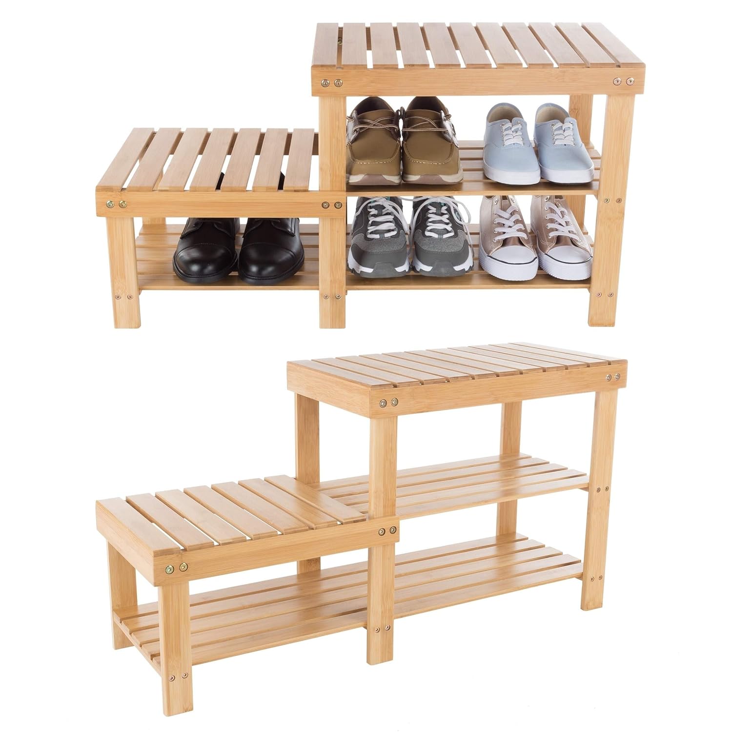 Best Bamboo Shoe Rack Lavish Home