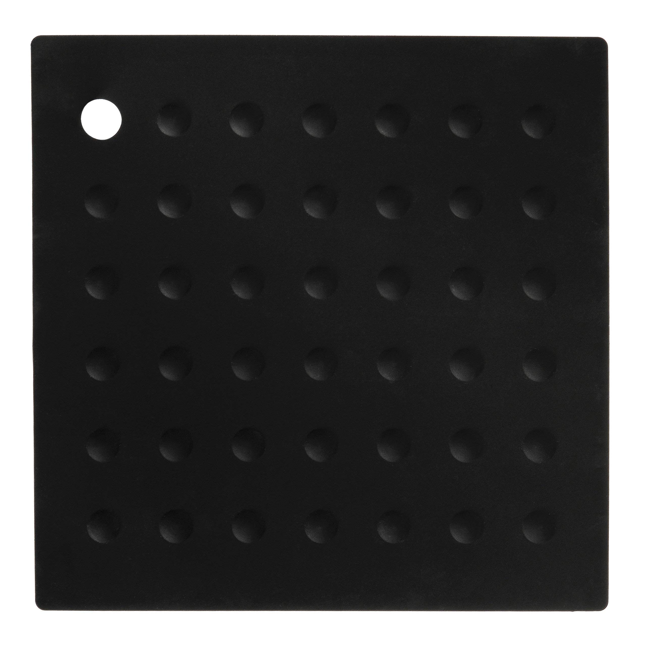 Premier Housewares Zing Silicone Trivet - Black