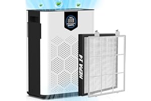 DAYETTE Air Purifiers for Home Large Room, H14 Hepa filter with Washable PreFilters, Air Purifiers for Room Up to 3000 Ft², Air Quality Monitor, 22dB Sleep Mode
