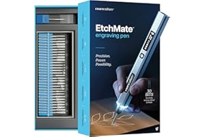 EtchMate Engraving Pen for Metal, Wood, Glass, Plastic & All Materials - Engraver Pen Tool - Teen Boy Gifts - Unique Gifts fo