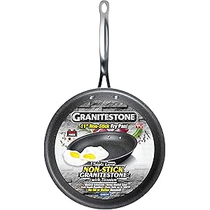 GRANITESTONE Non-stick, No-warp, Mineral-enforced Frying Pans PFOA-