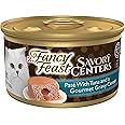 Purina Fancy Feast Savory Centers Pate Adult Wet Cat Food With Tuna and a Gravy Center - (Pack of 24) 3 oz. Cans