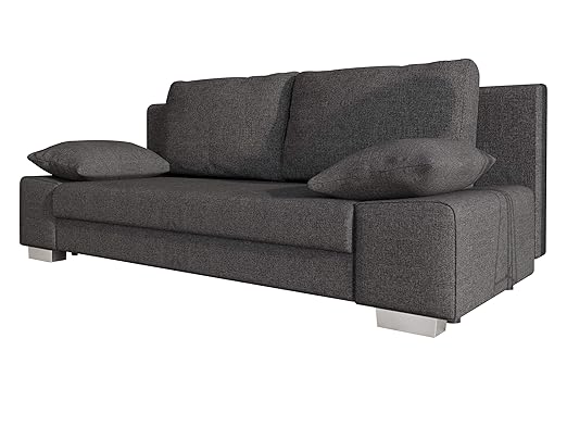 Mirjan24 Schlafsofa Laura, Couch mit Bettkasten und Schlaffunktion, freistehendes Schlafcouch, Couchgarnitur, Bettfofa, Sofa 