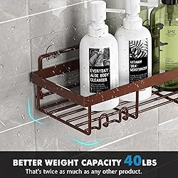 Moforoco Shower Caddy Shelf Organizer Rack, Self