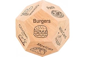 JLBLNHW Christmas Funny Stocking Stuffers for Men Women Teen Girls Teen Boys, White Elephant Gifts for Adults Useful, Date Night Food Dice, Birthday Anniversary Wedding Couples Gifts for Him Her Boyfriends