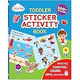 Toddler Sticker Activity Book Includes 500+ Stickers - Learn ABCs, Counting, Colors and More for Kids Ages 2 - 5 (Start Little Learn Big Series)