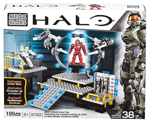 Mega Bloks Halo UNSC Infinity Armor Bay in Oman Whizz Building Sets