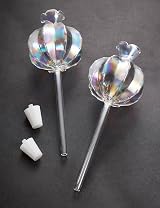 NiHome Large Plant Watering Globes 2-Pack Iridescent Glass Cactus 140 ml view 6