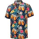 Mens Golf Polo Shirts Funny Golf Shirts for Men Short Sleeve Performance Moisture Wicking Dry Fit Polo Golf Shirts