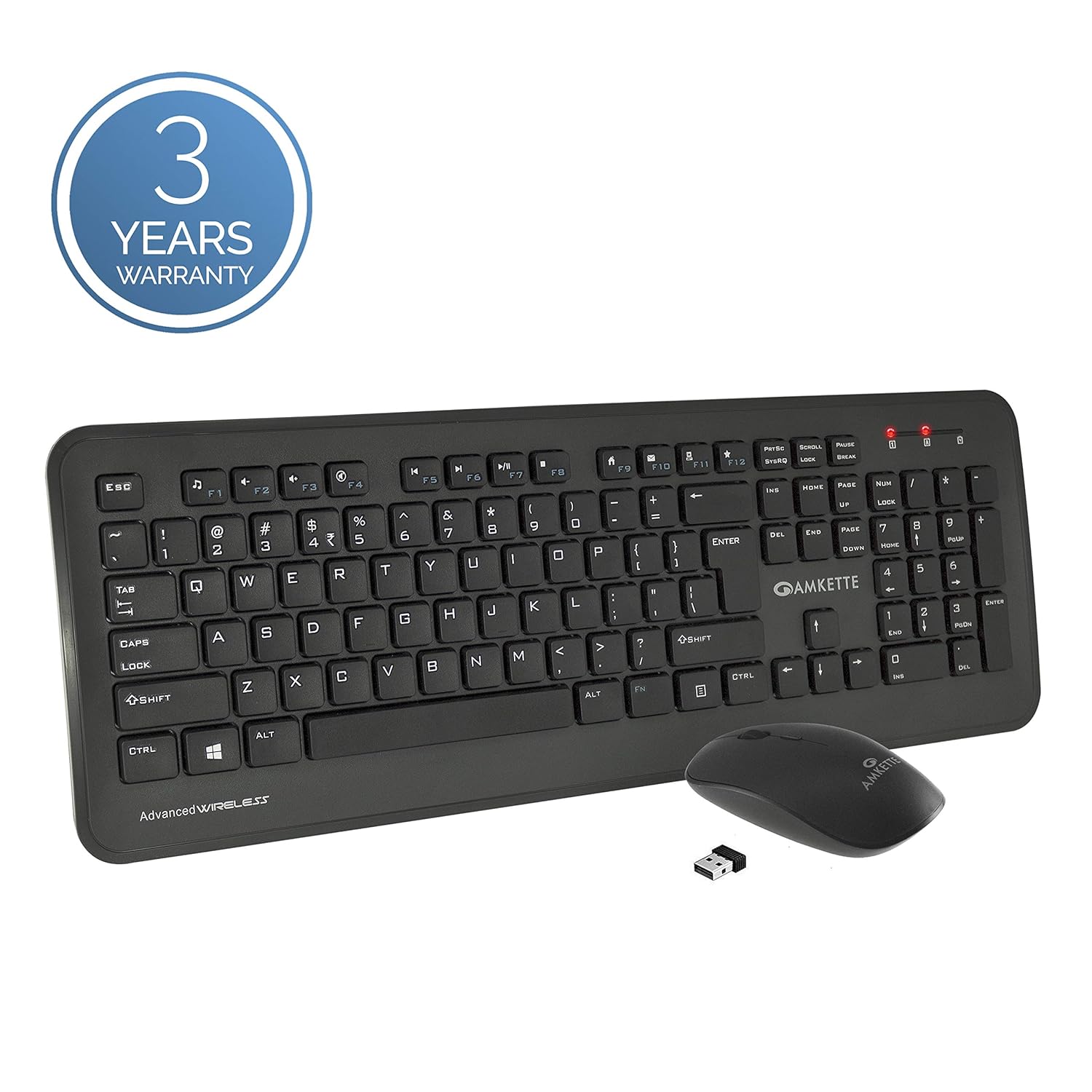 Amkette Optimus Wireless keyboard and mouse Combo