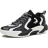 SHAQ Dunkman Basketball Shoes for Men, Indoor or Outdoor Court Basketball Mens Sneakers, Black or White Size 8 to 13