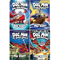 Dog Man Series 11-14 Collection 4 Books Set By Dav Pilkey (Twenty