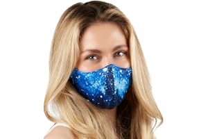 MASK BY DESIGN Washable Face Mask with Non-Adjustable Ear Loops & Nose Wire