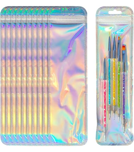 GPI 5x8 Inch 4 Mil Clear Reclosable Plastic Bags - Pack Of 200 Heavy Duty Zip Bags With Label Area - View #2