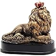 H&W Lion King Figurines Statue, 5''H Office Desk Decoration, Nordic Style Home and Study Decoration, Collectible Figurines, Best Gift for The Man