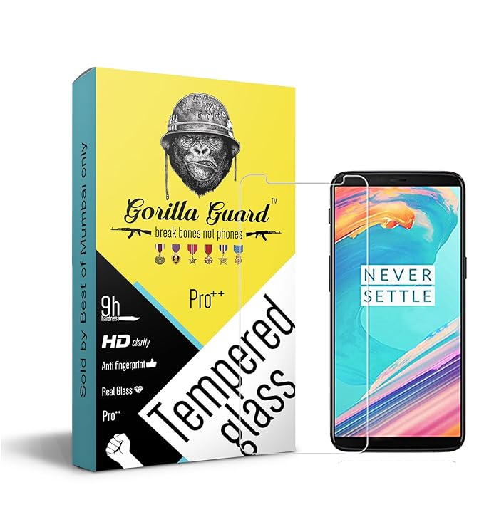 Gorilla guard's HD+ Clear Tempered Glass Screen Protector for 1+ One