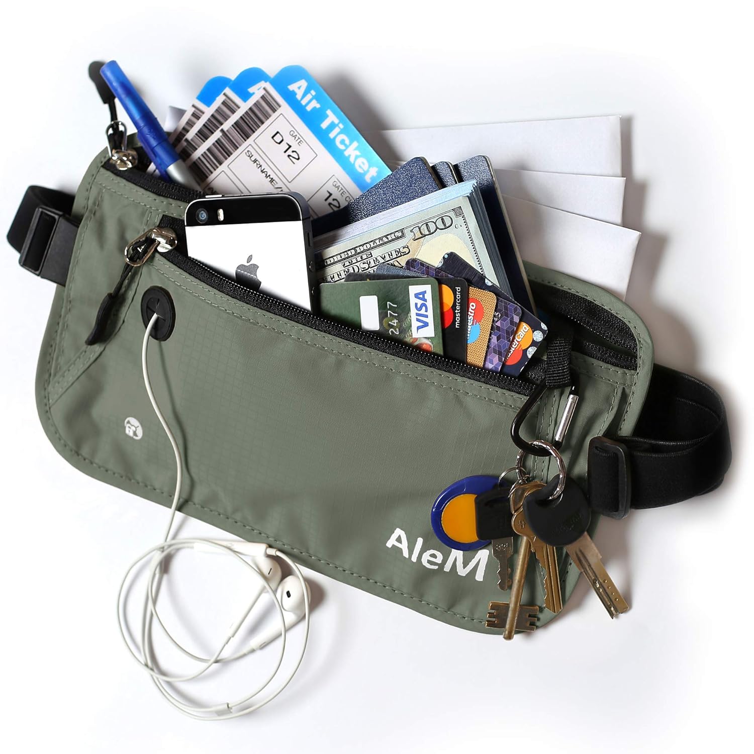 Price Com Search Money Belts - travel rfid blocking money belt hidden wallet