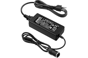 ALITOVE AC to DC Converter 12V 8A 96W, 110V-240V to 12V Power Supply Adapter Car Cigarette Lighter Socket, AC/DC Transformer 