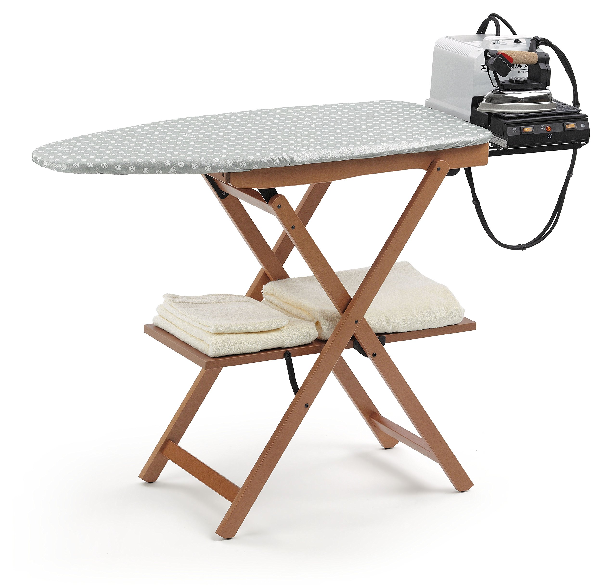 Arredamenti Italia AR_IT- 622 ASTIR ironing board station finishing cherry wood.