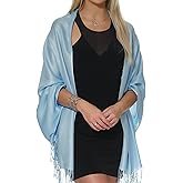 Pashmina Shawls and Wraps for Evening Dresses, Large Soft Pashminas Wedding Shawl