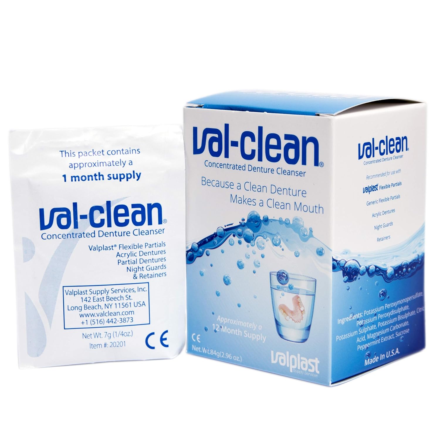 Val Clean Nettoyant Concentré 12 Sachets 1 an de Produit pour