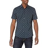Amazon Essentials Slim-Fit Men's Short Sleeve Button Down Shirt