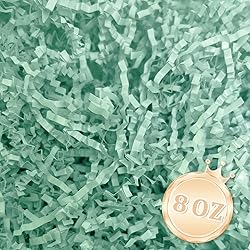 1/2LB Dark Green Crinkle Cut Paper Shred Filler
