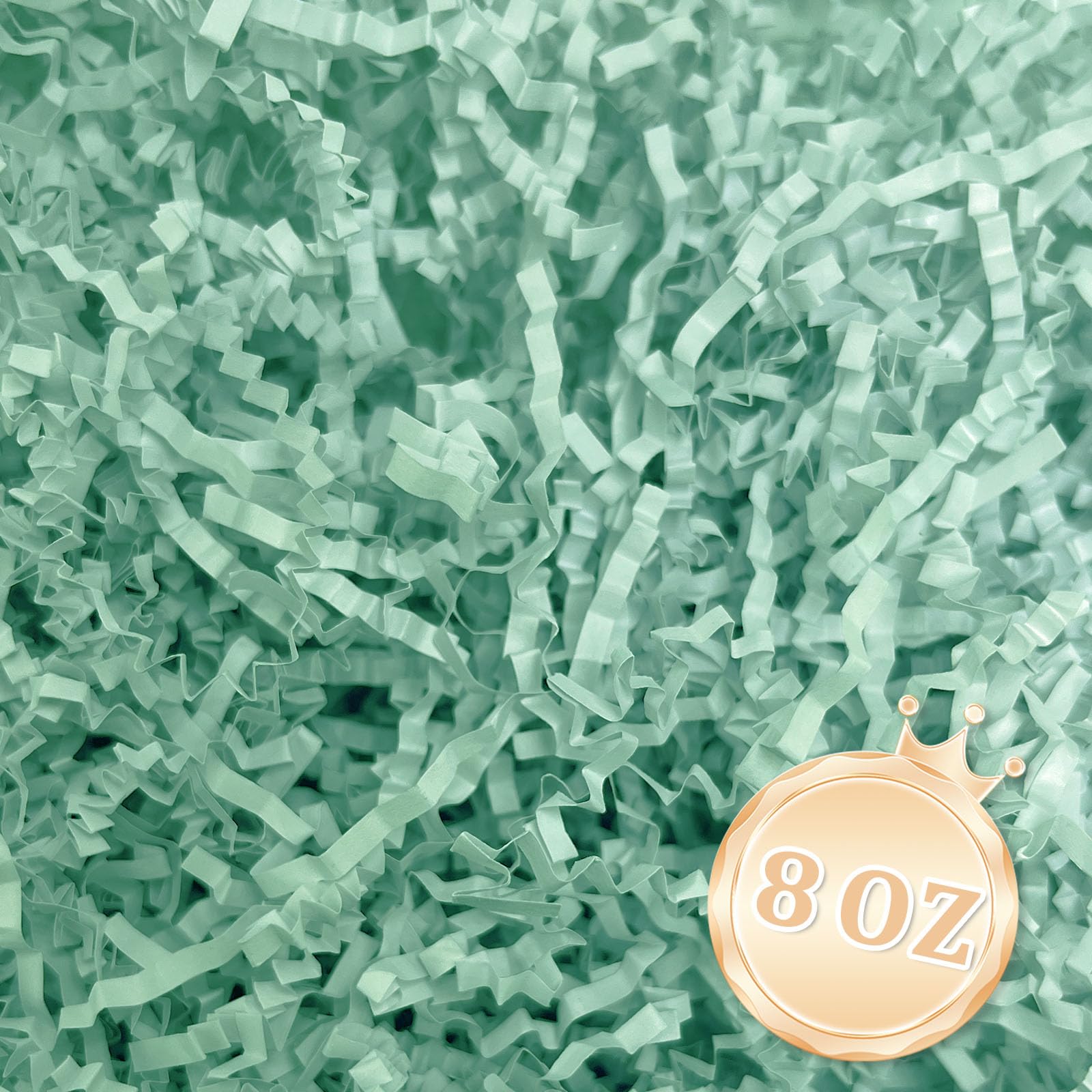1/2LB Dark Green Crinkle Cut Paper Shred Filler