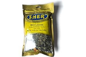 SHER Dried Mint Leaves, 25g, Product of India