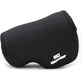 MegaGear ''Ultra Light'' Neoprene Camera Case Bag With Carabiner For Panasonic Lumix Dmc‑Lx100 Digital Camera (Black)