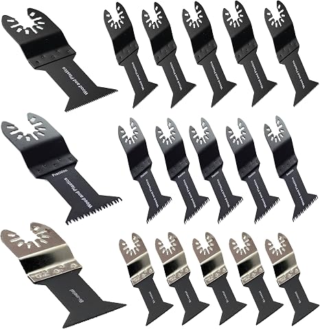 15pc Fast Change Universal Oscilating Multi Tool Blades for Oshlun