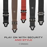D'Addario Auto Lock Swivel Polypro Guitar Strap Black view 5