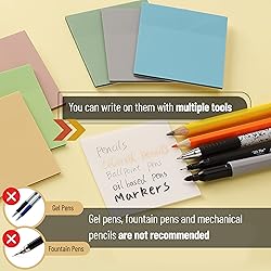 Mr. Pen- Transparent Sticky Notes, 3x3, 600